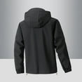 thumbnail image 4 of Hoodies Men Zip up Gym Hooded Top Men Teenagers Zipper Jacket Warm Cosy Sweatshirts Stretch Lightweight Jackets Golf Casual Outwear Long Sleeve Tracksuit Fall Coat Top, 4 of 8