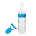 thumbnail image 4 of Cuchara 90ml Biberón De Silicona Para Bebés Y Niños Pequeños Con Cuchara Alimentador Exprimidor De Cereales De Comida Fresca, 4 of 8