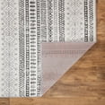 thumbnail image 7 of Distressed Boho Geometric Modern 2'x7' Gray Runner Rug, 7 of 7