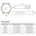 thumbnail image 2 of Uxcell Silicone Watch Band 18mm Rubber Watch Strap with Electroplated Stainless Steel Buckle for Men Women, Green, 2 of 6