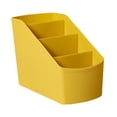 thumbnail image 3 of Organizador de escritorio, organizador de cosméticos, caja de almacenamiento de artículos diversos, soporte para controlador de TV, caja de almacenami Amarillo, 3 of 8
