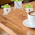 thumbnail image 3 of SENSETH Desktop Shelf Wooden Planter Flowerpot Stand for Home Office Desk (Khaki), 3 of 6