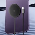 thumbnail image 1 of Cargador de teléfono Essager 15W magnético para Apple Phone Earphone Watch (negro) Sywqhk Para estrenar, 1 of 8