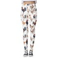 thumbnail image 2 of Yoga Pants for Women High Waist Chicken Printed Flared Yoga Pants Soft Breathable Lifting Daily Tights Womens Leggings, 2 of 5