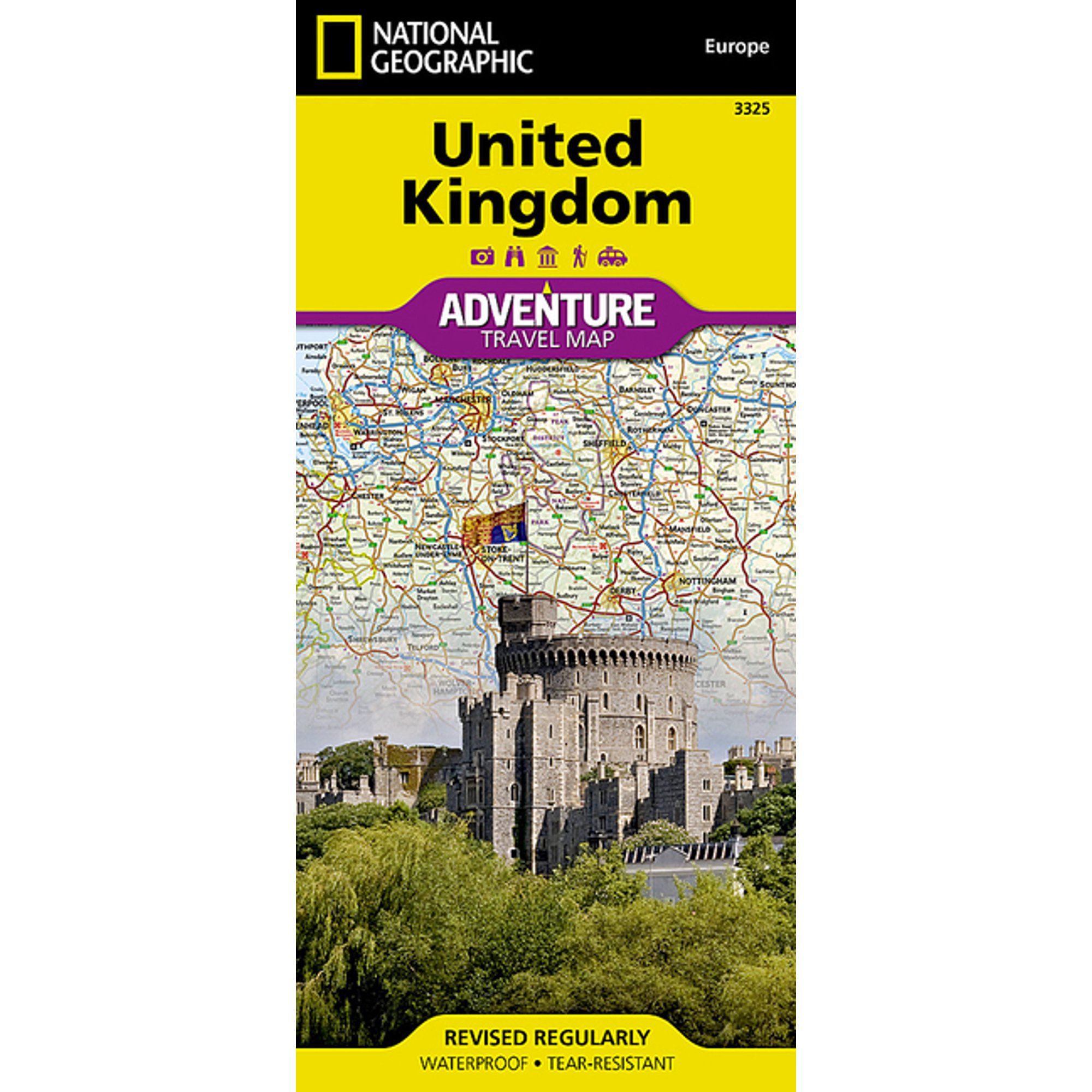 National geographic adventure travel maps: united kingdom (other): 9781566956444