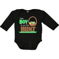 thumbnail image 3 of Inktastic This Boy is on the Hunt- Easter eggs Boys Long Sleeve Baby Bodysuit, 3 of 5