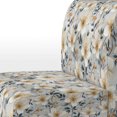 thumbnail image 4 of Designart "Elegant Ivory Seashell Florals III" White Floral Upholstered Accent Chair - Cottage Arm Chair For Bedroom, 4 of 5