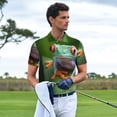 thumbnail image 3 of Fotbe Red-Eyed Tree Frog Camiseta Polo de Golf para Hombre con Estampado – Camisa Deportiva Transpirable con Cuello Abotonado-XX-Large, 3 of 6