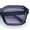 Blue - Purple, variant on Retro Thick Plastic Minimal Rectangle Hipster Fashion Sunglasses Blue - Purple