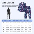 Adobk Wine Glasses And Cocktails Print Mens Pajamas Set Long Sleeve