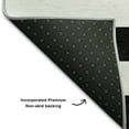 thumbnail image 3 of Addison Rugs Mayfield Washable Transitional Stripes Black Rectangle Rug, 10' x 14', 3 of 6