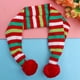 thumbnail image 2 of Stripe Pattern Puppy Cat Scarf Christmas Collar Pet Bufanda de Navidad para perros Mascotas Perrito Tamaño XL, 2 of 4