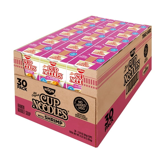 Nissin Shrimp Cup Noodles (2.25 Ounce ea., 30 cups)