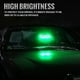 thumbnail image 4 of Green 16 LED High Intensity LED Strobe Lights, 9 Flashing Modes Law Enforcement Emergency Hazard Warning Vehicle Safety Lights for Interior, 4 of 5