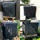 thumbnail image 5 of Lona para tanque de agua IBC 1000 L Cubierta para contenedor de tanque de agua de lluvia con cremallera A prueba de viento Anti-UV Resistente a desgarros T-Audace,, 5 of 5