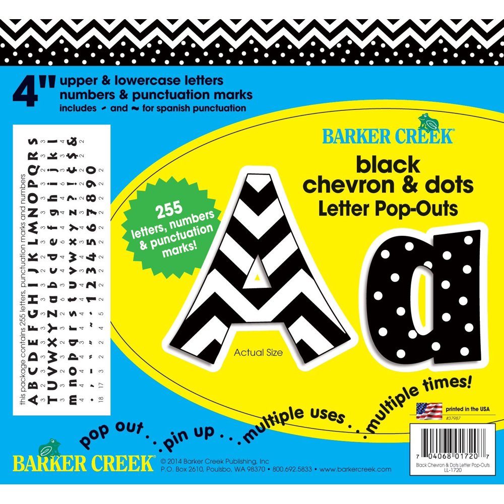 4 poster letters bulletin board letter pop outs 255 characters ll