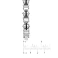 thumbnail image 3 of Mens Two-Tone Stainless Steel Riveted Link Bracelet, 3 of 5