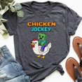 thumbnail image 1 of Chicken Jockey Zombie Pixel Apparel T-shirt-S, 1 of 2