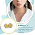 thumbnail image 4 of Minnieouse 1 par de pendientes de mujer de acero inoxidable 12mm reutilizables pendientes extraíbles fiestas joyería Festival regalo de Navidad Ropa, zapatos y accesorios Miscelánea tipo 31 Minnieouse AP011022-16, 4 of 6