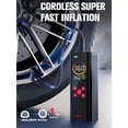 thumbnail image 4 of GOOLOO AP150 PRO Cordless Compact Tire Inflator, 4X Faster 150 PSI Portable Air Compressor with 7500mAh Battery, Color LED Display, Auto Shut-Off, Pressure Gauge and LED Light for Car, Bike, Ball, 4 of 9