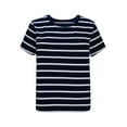 thumbnail image 5 of yievot Striped T Shirts for Women Short Sleeve Crewneck Summer Tops Casual Basic Tees, 5 of 9