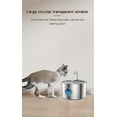 thumbnail image 4 of Hydropaws Water Fountain for Dogs & Cats - 3.2l/108oz, Stainless Filtered Water Fountain with Visual Water Level & Quiet Pump, for Small Dogs Cats & Large Animals, 4 of 10