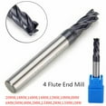 thumbnail image 2 of CPAN Solid Carbide End Mill 4 Teeth - AlTiN Coating Carbide Milling Cutter For HPC, 2 of 4