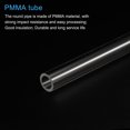 thumbnail image 4 of Acrylic Pipe Clear Rigid Round Tube 10mm ID 14mm OD 10" for Lamps and Lanterns, Water Cooling System 4pcs, 4 of 6