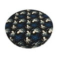 thumbnail image 1 of Disketp Octopus 1 Funda Redonda para Taburete, Funda de Cojín para Silla de Bar Suave y Elástica-14 inch, 1 of 1
