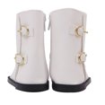 thumbnail image 3 of Botas blancas Sunnimix Zapatos casuales para muñecas de 18 pulgadas, 3 of 7
