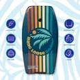 thumbnail image 2 of Bluewater Beach 33" Foam Bodyboard with Leash, 95-125 lbs., Hang Loose Print, 2 of 6