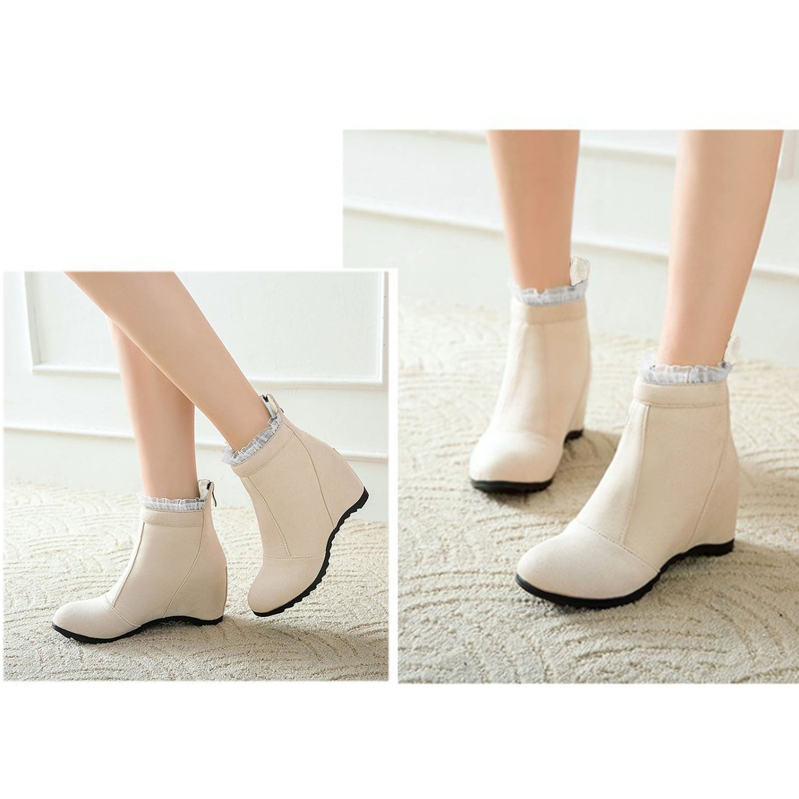 Boots talon compensé hot sale