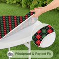 thumbnail image 5 of Multicolor Christmas Pattern Round Fitted Tablecloth with Elastic Edge,Dining Table Cover Waterproof,Outdoor Round Tablecloth for Camping,Dining,Indoor and Outdoor, 5 of 7