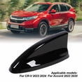 thumbnail image 3 of Fin Antenna Cover, ABS Plastic Roof Aerial Base Cover, Easy Installation for CR - V 2023 2024, Unique Design, 3 of 7