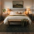 thumbnail image 3 of KUETH 9X12 Vintage Floral Area Rugs Machine Washable Rugs for Living Room, Non Slip Flat Pile Rug with Rubber Backing, Boho Rug for Entryway Bedroom Dining Room Home Office, 3 of 10