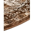 thumbnail image 6 of Unique Loom Charlotte Collection Area Rug - Quail (3' 1" Round Brown/Gray), 6 of 7