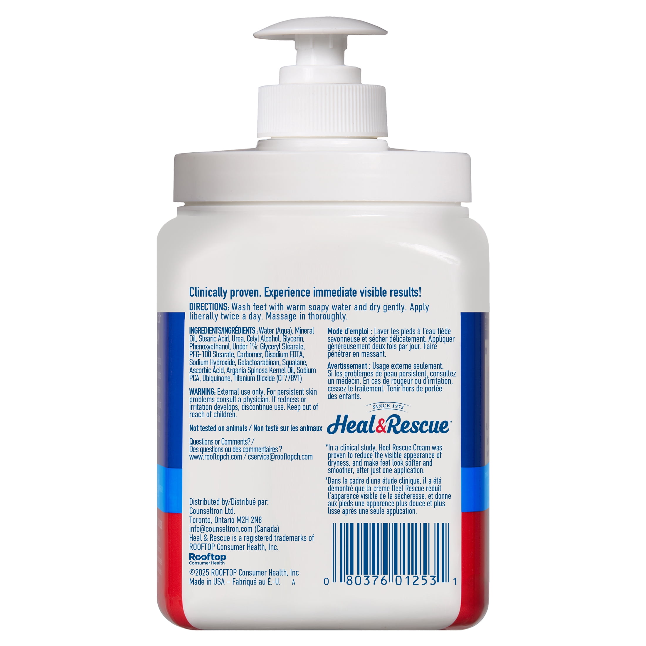 Heal & Rescue Superior 16oz Moisturizing Foot Cream