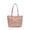Pink, variant on Tote Bag Trend Foreign Style Cute Bear Women's Shoulder Bag Large Capacity Korean Version PU Leather Handbag