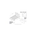 thumbnail image 3 of HomeStock Seaside Serenity Platform Bed with Flat Panel Footboard and Bed Drawers, Includes 2 Underbed Drawers, Sturdy Construction, Mattress-Ready, Turbo Charger Included-Color:White,Size:Twin XL, 3 of 10