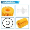 thumbnail image 4 of Motor Aceite Filtro 04152-YZZA5 04152-38010 para Toyota FJ 5 Juego, 4 of 7