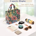 thumbnail image 5 of FORMRS Womens Corduroy Tote Bag Crossbody Shoulder Handbag with Pocket, Dark Floral, 5 of 7