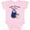 AD-Pink, variant on Happy Birthday, Mimi Cute Penguins Boys or Girls Baby Bodysuit