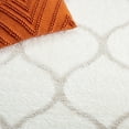thumbnail image 6 of SAFAVIEH Tahoe Thelma Geometric Shag Area Rug, White/Silver, 4' x 6', 6 of 8