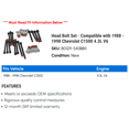 thumbnail image 2 of Head Bolt Set - Compatible with 1988 - 1998 Chevy C1500 4.3L V6 1989 1990 1991 1992 1993 1994 1995 1996 1997, 2 of 2