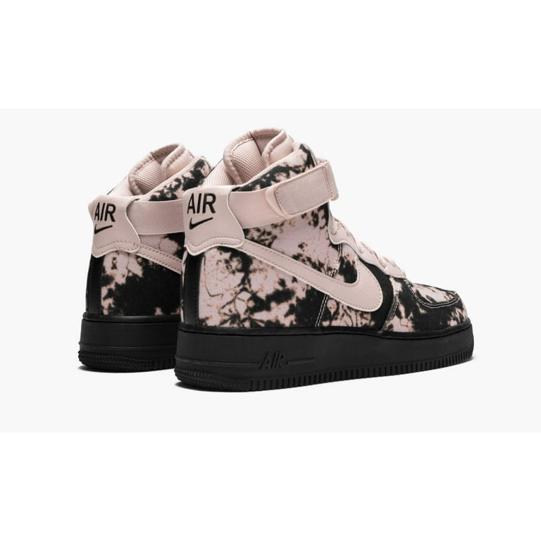 NIKE Men s Acid Wash Air Force 1 High Black Particle Beige 8