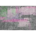 thumbnail image 2 of Addison Rugs Mayfield Premium Machine Washable Transitional Blocks Blush Rectangle Rug, 1'8" x 2'6", 2 of 6