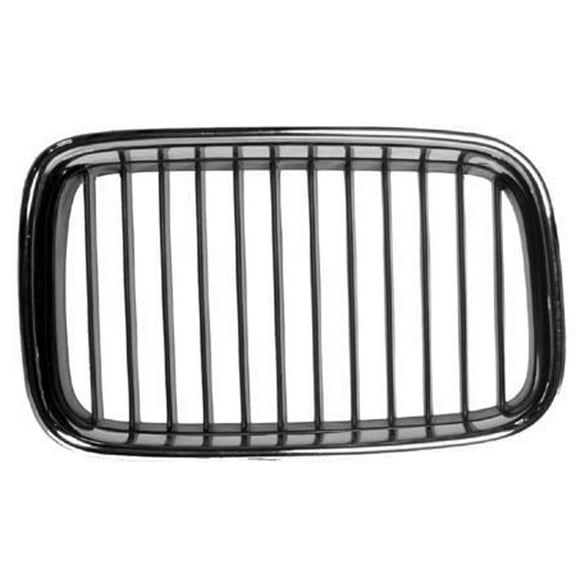 New Aftermarket  Premium Fit Passenger Side Grille 51138122238 fits 1992-1995 BMW 320i