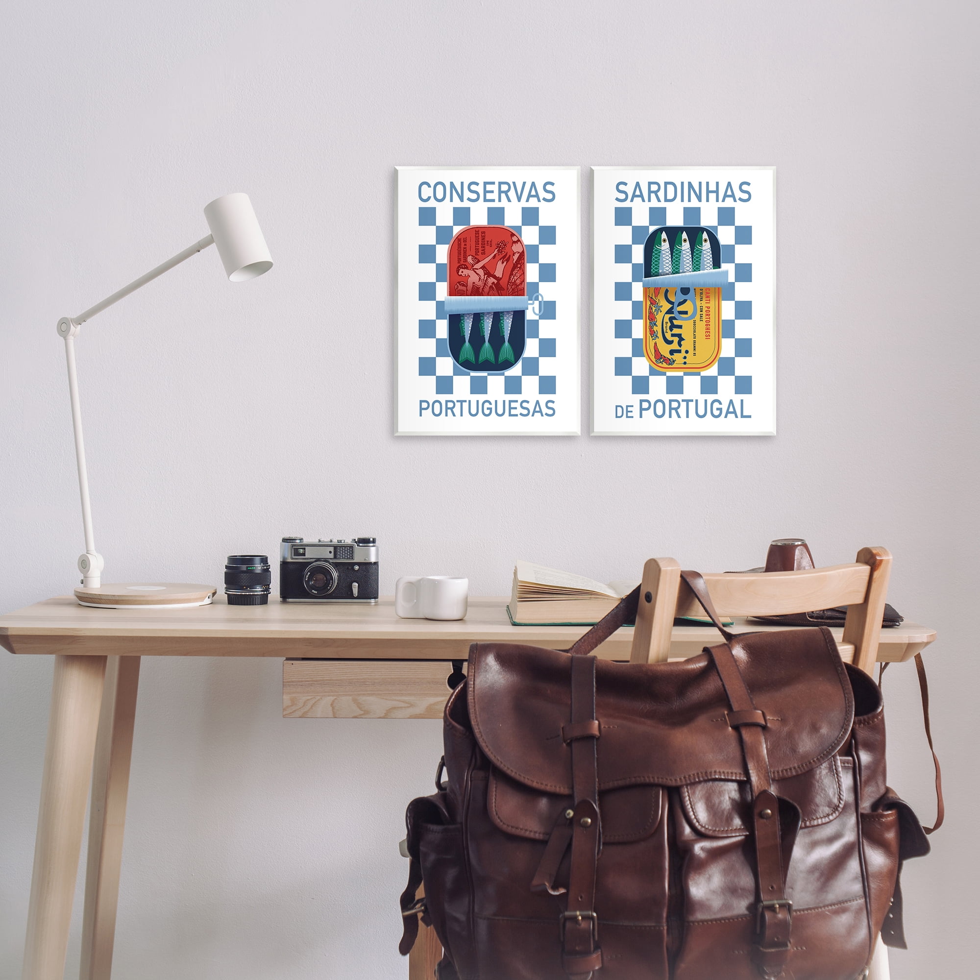 Stupell Industries Portuguese Canned Sardines Food & Beverage Painting Unframed Art Print Wall Art, 11 x 14, Set of 2