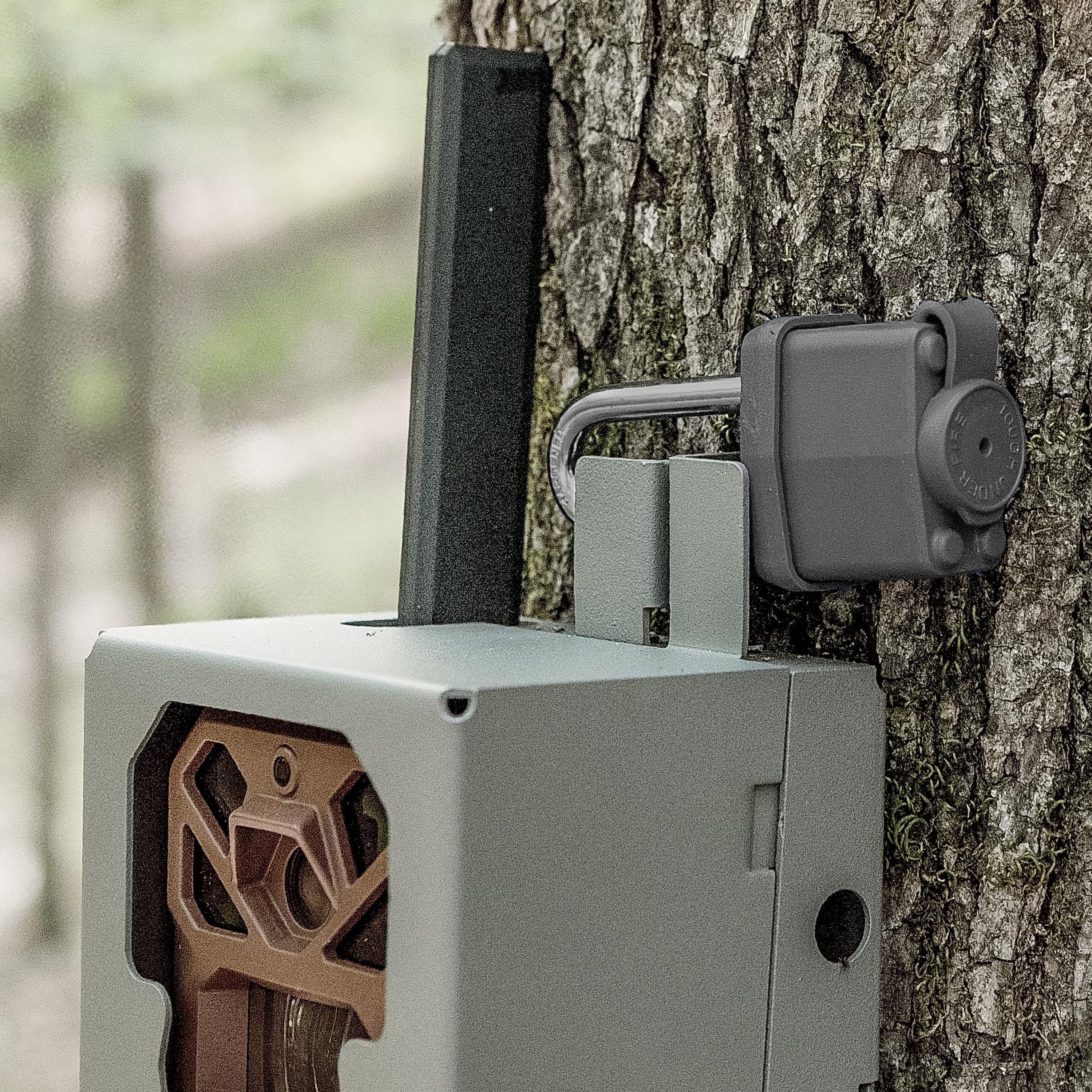 Moultrie Security Box for Edge, Edge Pro Cellular Trail Cameras - Robust Protection, 16-Gauge Steel, Weatherproof and Secure