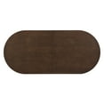 thumbnail image 3 of DAJU Oval Dining Table Double Pedestal -Walnut, 3 of 7
